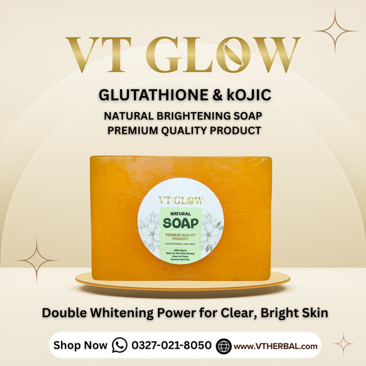 Kojic & Glutathione Natural Brightening Soap – Premium Quality